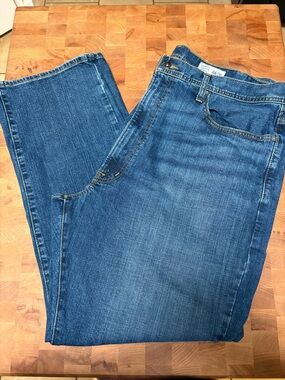 Men’s 44x30 Cremieux Straight Blue Denim Jeans